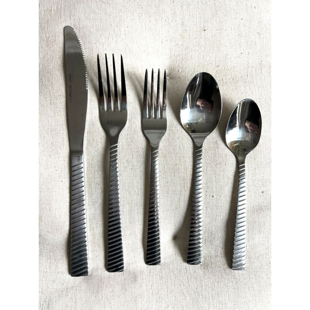 Standard 5pc Place Setting - Flatware Stainless Steel Mainstays Nalla Collection